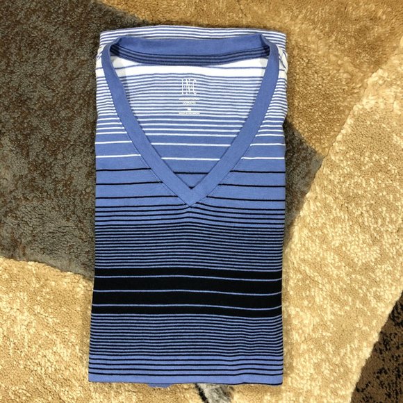 INC International Concepts Other - Men’s Blue INC Striped Tee, Size Medium